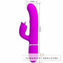 Pretty Love Rabbit Fuksja - anatomiczny masażer z systemem ruchu i rotacji PRETTY LOVE