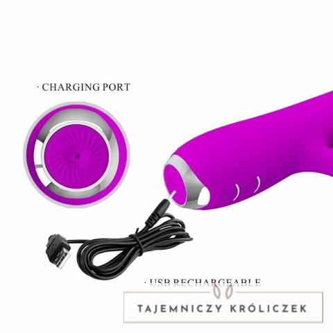 Pretty Love Rachel - Wibrator z 12 trybami i funkcją falowania, fioletowy PRETTY LOVE