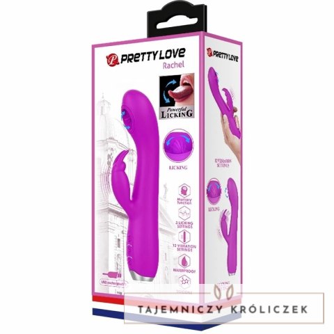 Pretty Love Rachel - Wibrator z 12 trybami i funkcją falowania, fioletowy PRETTY LOVE