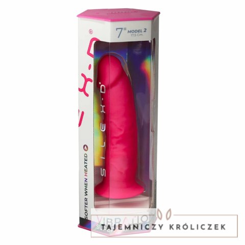 Silexd Model 2 Pink 17 cm - anatomiczny system wibracji z pilotem SILEXD