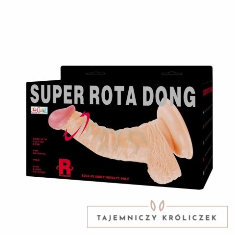 Baile Super Rota Dong rotacyjny model intymny z przyssawką 20,5 cm BAILE