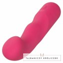 CalExotics Pixies Curvy Rożowy - Masażer Silikonowy 10 Trybow USB CALEXOTICS