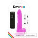 Diversia Model Vibra Violet 18 cm - Elastyczny system z przyssawką DIVERSIA