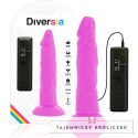 Diversia Model Vibra Violet 23 cm - Elastyczny, Wibrujący, z Przyssawką DIVERSIA