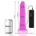 Diversia Model Vibra Violet 23 cm - Elastyczny, Wibrujący, z Przyssawką DIVERSIA