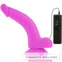 Diversia Wibrujący Model Intymny Elastyczny Fioletowy 21,5 cm TPE DIVERSIA