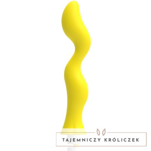 G-SPOT Gavyn Żołty - masażer do stymulacji punktu G, silikonowy, ładowalny G-SPOT