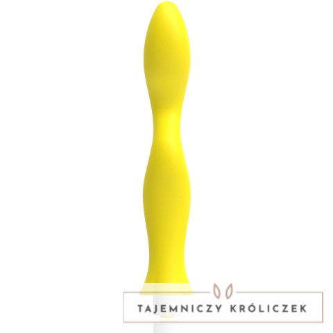 G-SPOT Gavyn Żołty - masażer do stymulacji punktu G, silikonowy, ładowalny G-SPOT
