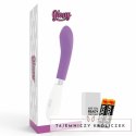 Glossy John - Fioletowy wibrator silikonowy, 10 trybow, 12 cm GLOSSY