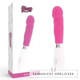 Glossy Paul Rożowy - Wibrujący model silikonowy, 10 trybow, 12 cm GLOSSY