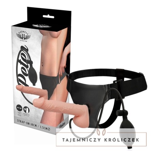 Harness Attraction Peter 18 cm - zestaw z wymiennym modułem intymnym HARNESS ATTRACTION