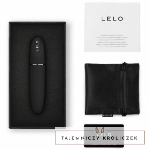 LELO MIA 3 Czarna - Kompaktowa maszyna intymna USB, 8 trybow LELO