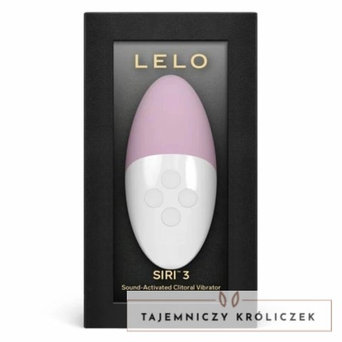 LELO SIRI 3 Masażer dźwiękowy miękki silikon rożowy 96x45x34mm LELO