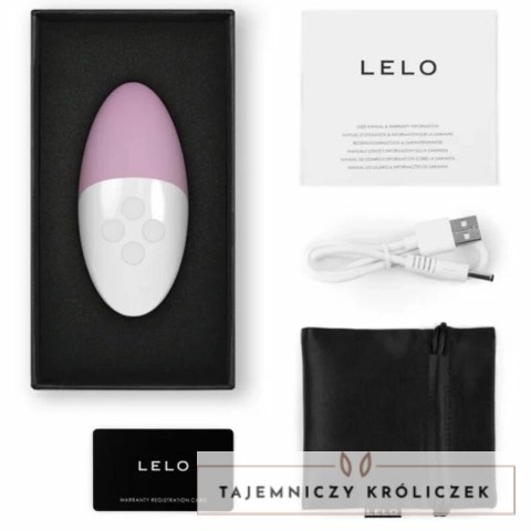 LELO SIRI 3 Masażer dźwiękowy miękki silikon rożowy 96x45x34mm LELO