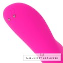 OHMAMA Model Rabbit Magnetyczny System 10 Trybow Rożowy 21cm OHMAMA