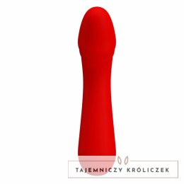 Pretty Love Cetus - elastyczny model z 12 trybami, silikon, czerwony PRETTY LOVE