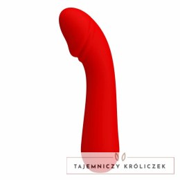 Pretty Love Cetus - elastyczny model z 12 trybami, silikon, czerwony PRETTY LOVE