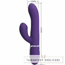 Pretty Love G-Spot Violet - wielofunkcyjny system wibracji 7+7, USB PRETTY LOVE