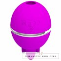 Pretty Love Gemini Ball silikonowy masażer pulsacyjny fioletowy PRETTY LOVE