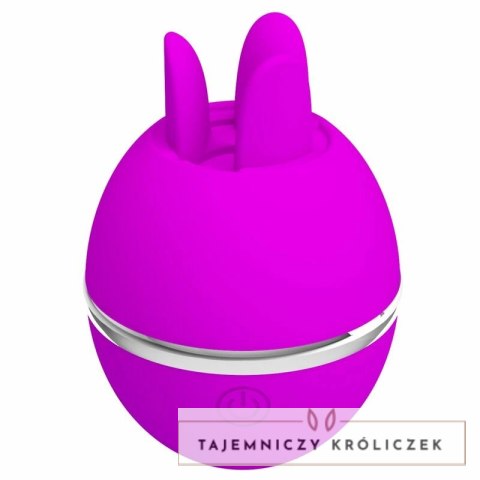 Pretty Love Gemini Ball silikonowy masażer pulsacyjny fioletowy PRETTY LOVE