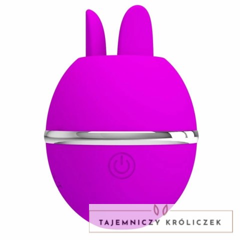Pretty Love Gemini Ball silikonowy masażer pulsacyjny fioletowy PRETTY LOVE