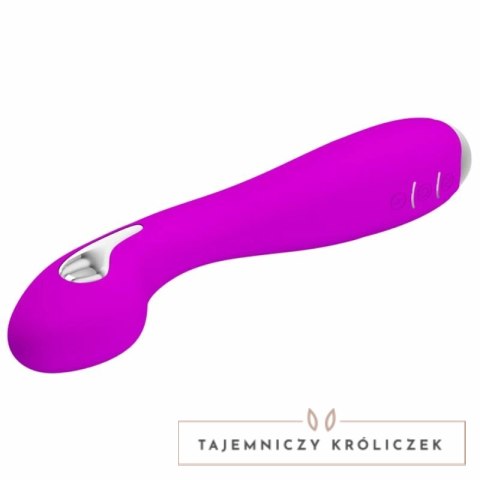 Pretty Love Hector - wibrator wodoodporny, elektro-stymulacja, fioletowy PRETTY LOVE