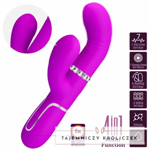 Pretty Love Vibrator G-Spot Fuksja 7 Trybow 4 Funkcje Kołysania PRETTY LOVE