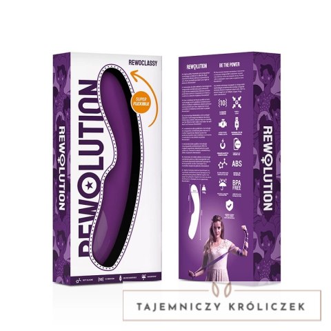 Rewolution REWOCLASSY elastyczny masażer punktowy, silikon, 21 cm REWOLUTION