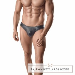 Anais Men Ares II stringi męskie 2XL czarne wykończenie skorzane ANAIS MEN