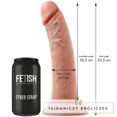 Fetish Submissive Cyber Strap L - Uprząż z pilotem WatchMe, silikon FETISH SUBMISSIVE