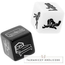 Fetish Submissive Dice - Zestaw kości do wyboru pozycji i miejsca 2 cm FETISH SUBMISSIVE