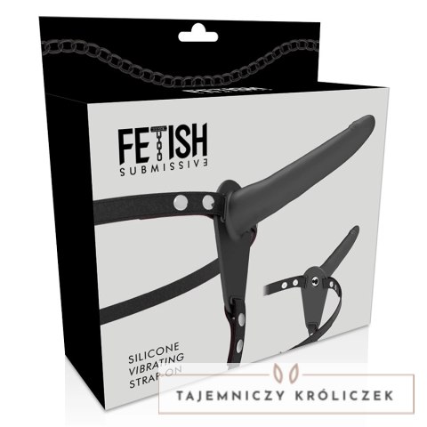 Fetish Submissive Harness Black - Uprząż Intymna z Wibracją 15 cm FETISH SUBMISSIVE