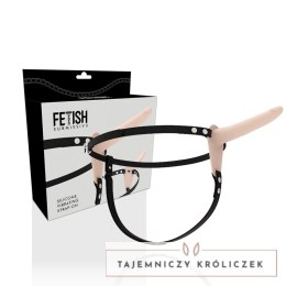 Fetish Submissive Harness silikonowy model z funkcją wibracji 15 cm FETISH SUBMISSIVE