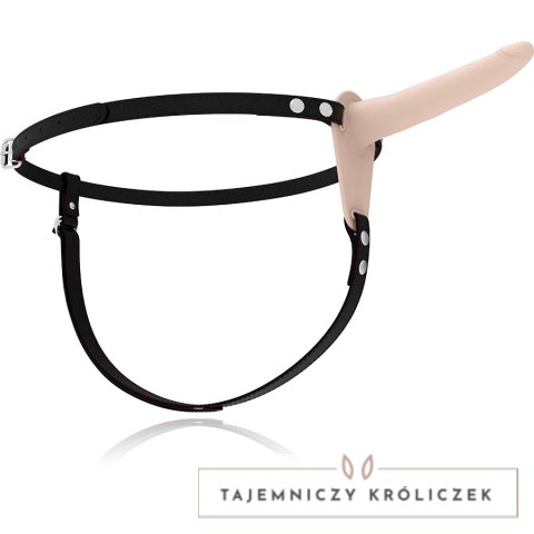 Fetish Submissive Harness silikonowy model z funkcją wibracji 15 cm FETISH SUBMISSIVE