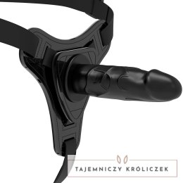 Fetish Submissive Uprząż silikonowa czarna 15 cm - uniwersalny rozmiar FETISH SUBMISSIVE