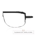 Fetish Submissive Uprząż silikonowa czarna 15 cm - uniwersalny rozmiar FETISH SUBMISSIVE