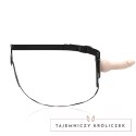 Fetish Submissive Uprząż silikonowa z elementem anatomicznym 16cm czarna FETISH SUBMISSIVE