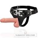 Harness Attraction Deluxe - Uprząż z wibracjami 18 cm, obrotowa, system paskow HARNESS ATTRACTION