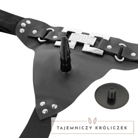 Harness Attraction Emmett - Pas z wibracją 16,5 cm, pasek regulowany HARNESS ATTRACTION