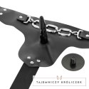 Harness Attraction George 19 cm - Zestaw Pasow z Wibrującym Modelem TPR HARNESS ATTRACTION