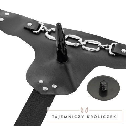 Harness Attraction George 19 cm - Zestaw Pasow z Wibrującym Modelem TPR HARNESS ATTRACTION