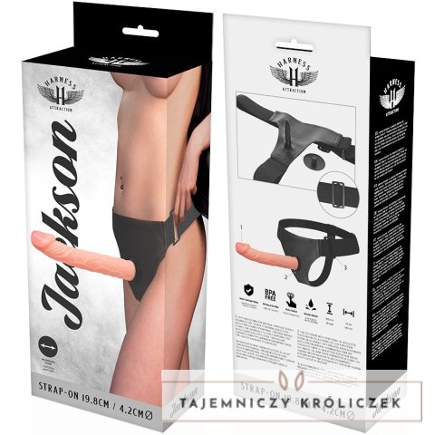 Harness Attraction Jackson 19.8 cm - uprząż z wymiennym anatomicznym modułem HARNESS ATTRACTION