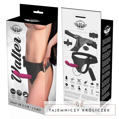 Harness Attraction RNES Walter system paskowy z funkcją wibracji 15,5 cm HARNESS ATTRACTION