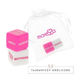 Moressa English Dice Game - Zestaw Akcji i Lokalizacji, z Etui, 2 cm MORESSA