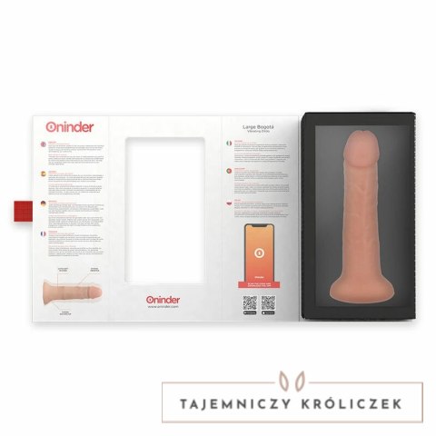 ONINDER Bogota Model Duży 22cm Silikonowy Wibrator 9 Trybow z Aplikacją ONINDER
