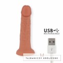 ONINDER Bogota Wibrator Silikonowy Średni 9 Trybow 20cm Naturalny APP ONINDER