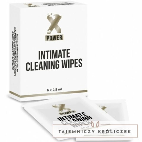 XPOWER Chusteczki odświeżające do higieny intymnej 6 szt. XPOWER