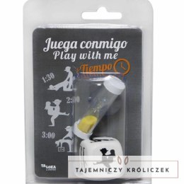 Taloka Zestaw Kości z Pozycjami i Klepsydra - Gra Imprezowa dla Par TALOKA