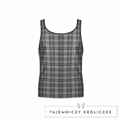 ANAIS MEN BALANCE TOP XL czarno-szara mikrofibra bez rękawow ANAIS MEN