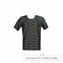 ANAIS MEN Benito T-shirt M czarny - elastyczny podkoszulek męski ANAIS MEN